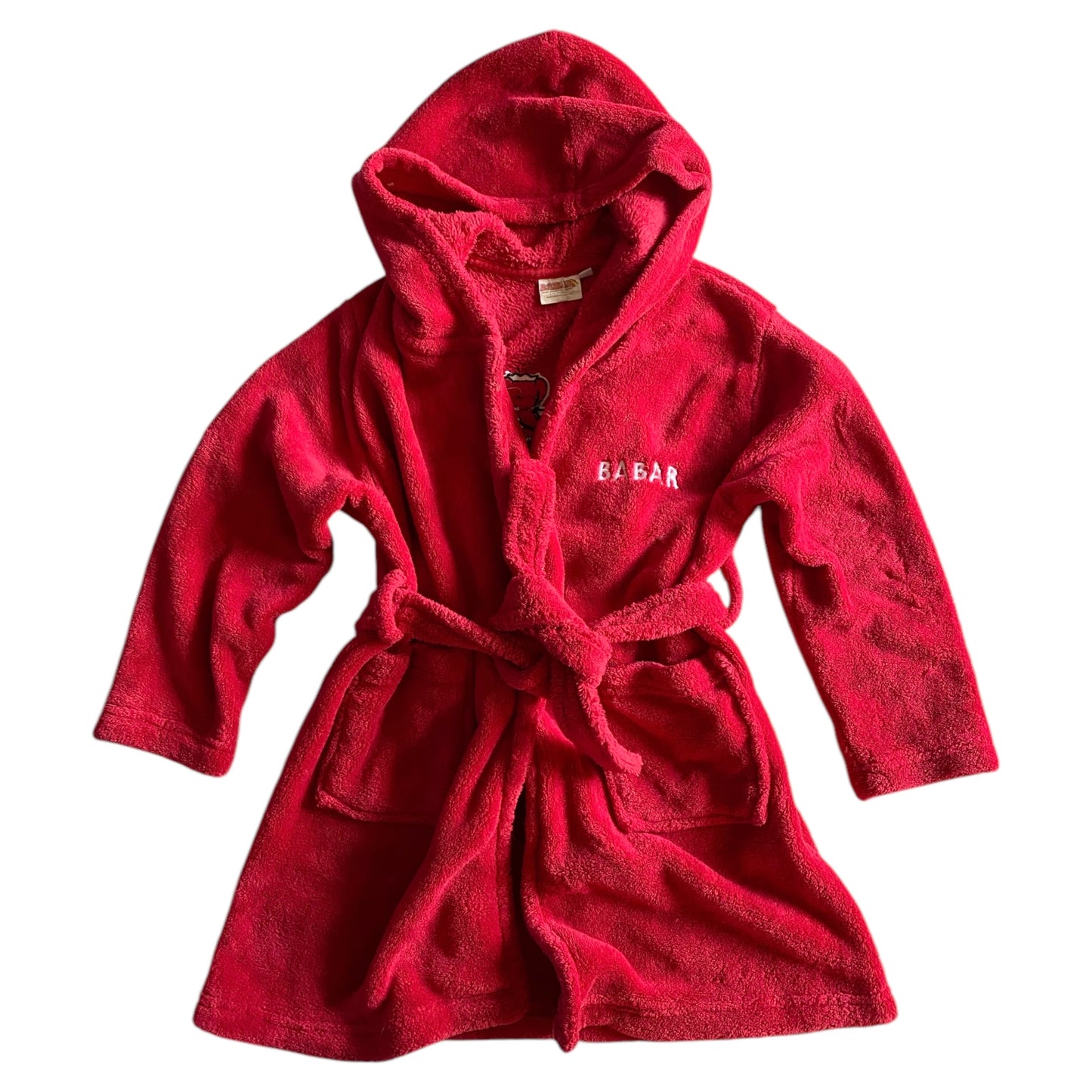 Vintage red babar dressing gown size 5-6 years