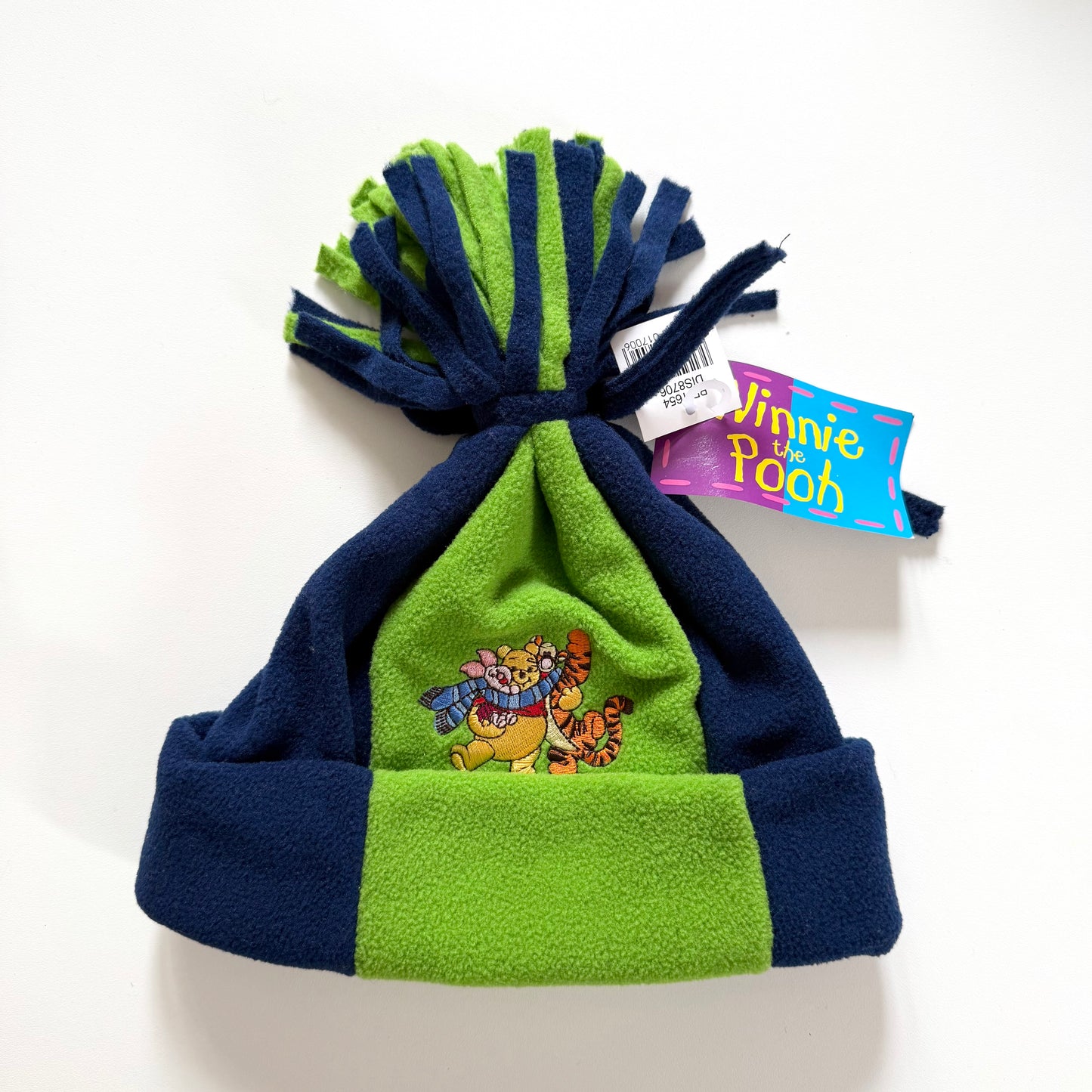 Vintage Winnie the Pooh fleece hat. Size 1-2 years