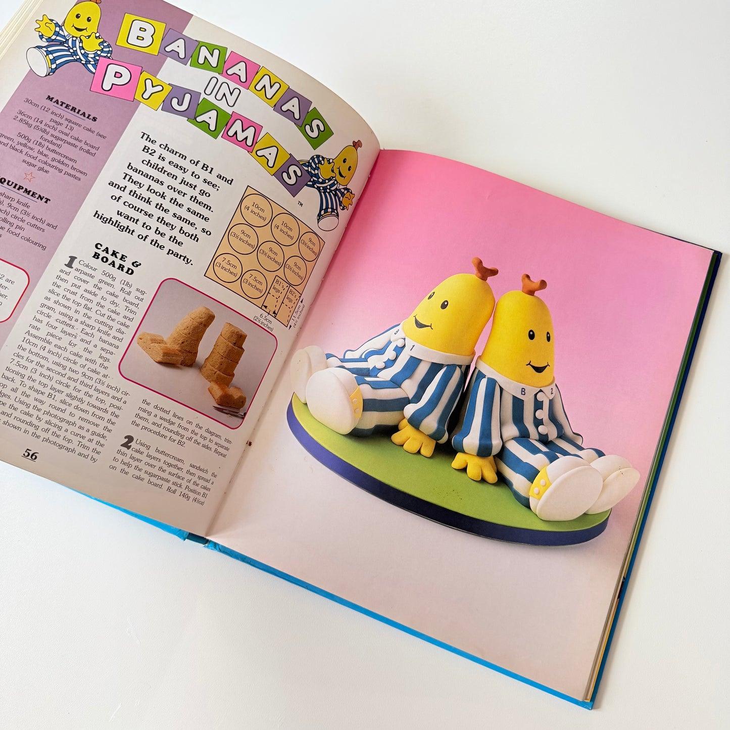 Vintage 1999 character cakes book