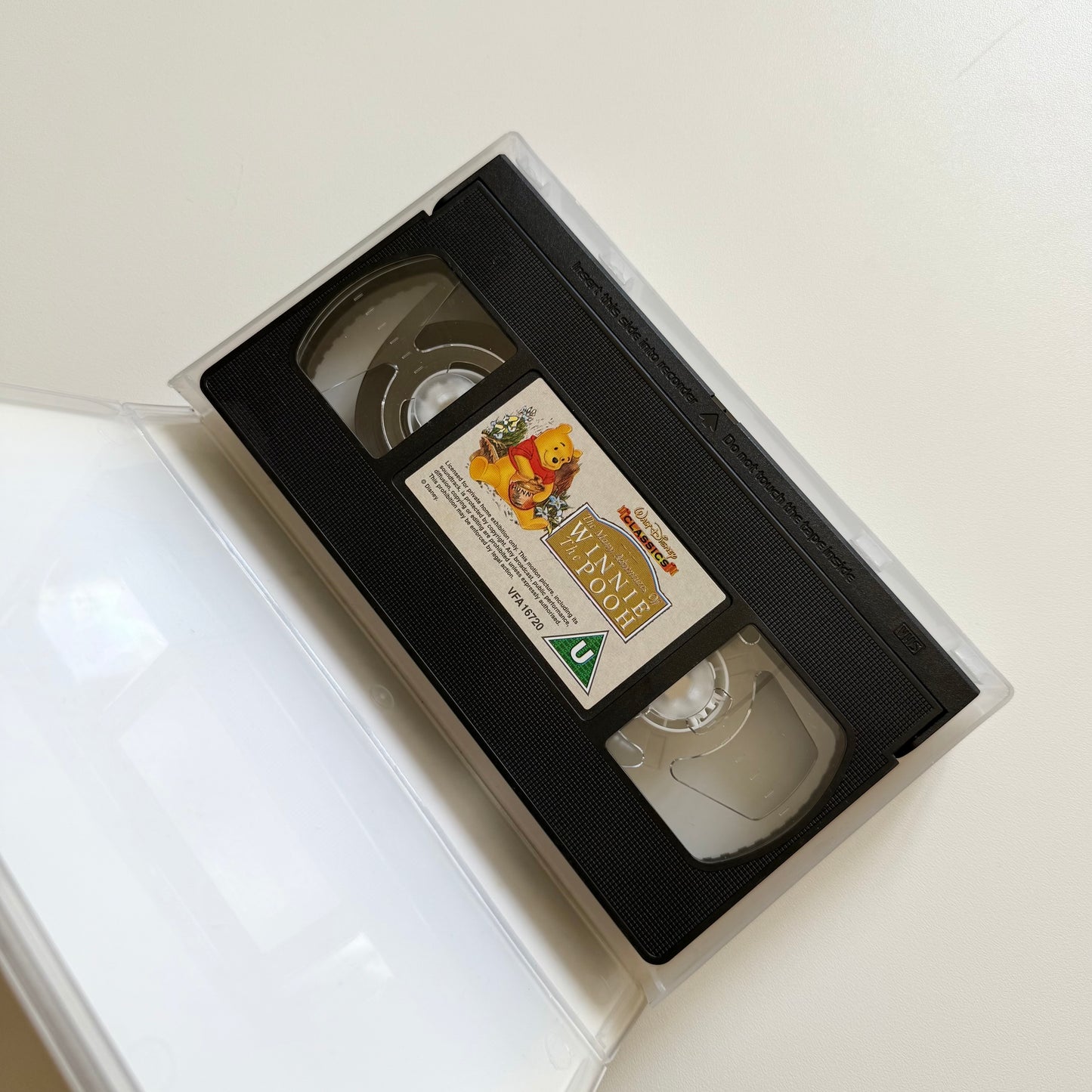 Vintage Winnie the Pooh vhs tape