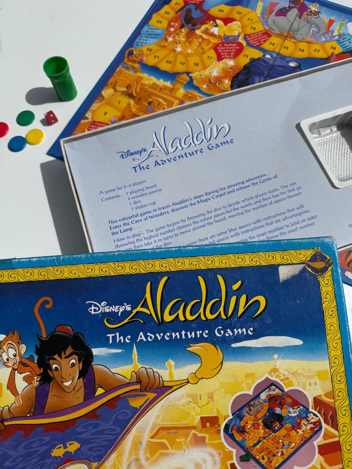 Vintage Disney Aladdin board game