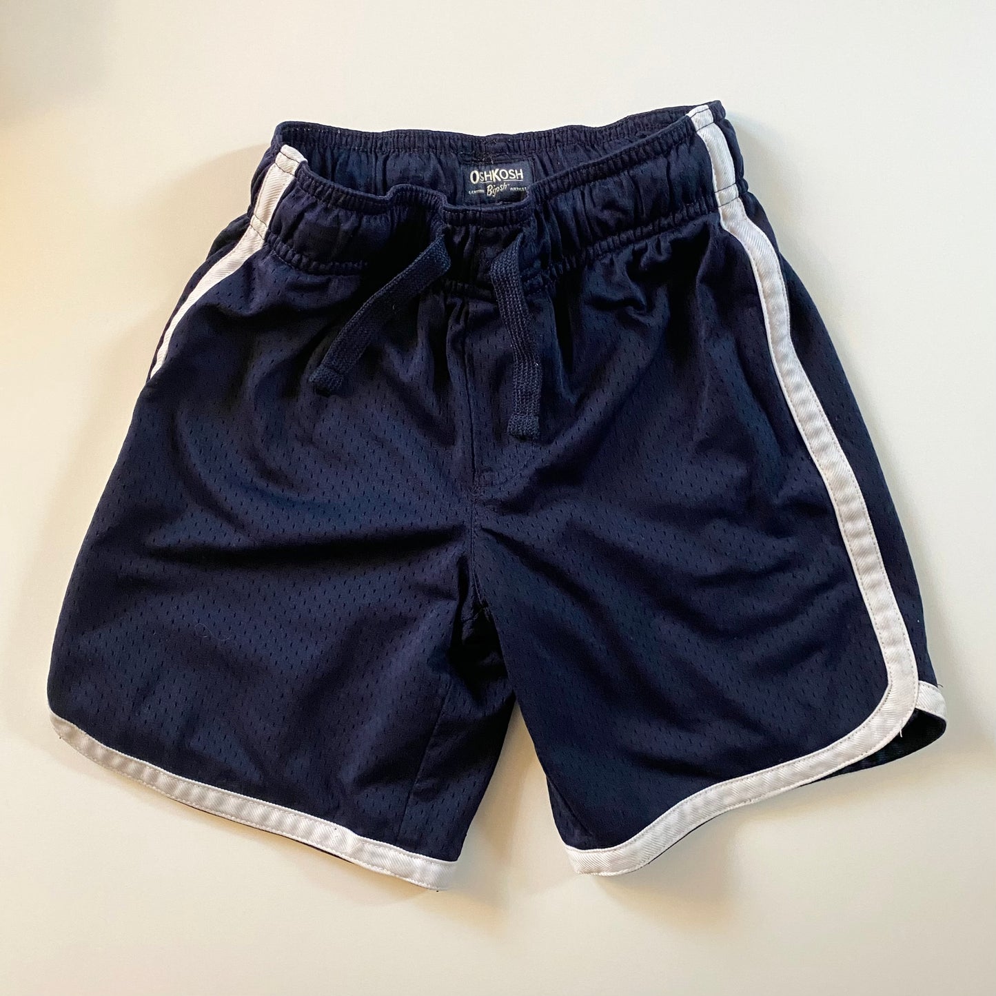 Navy blue Oshkosh basketball shorts. Size 5 years