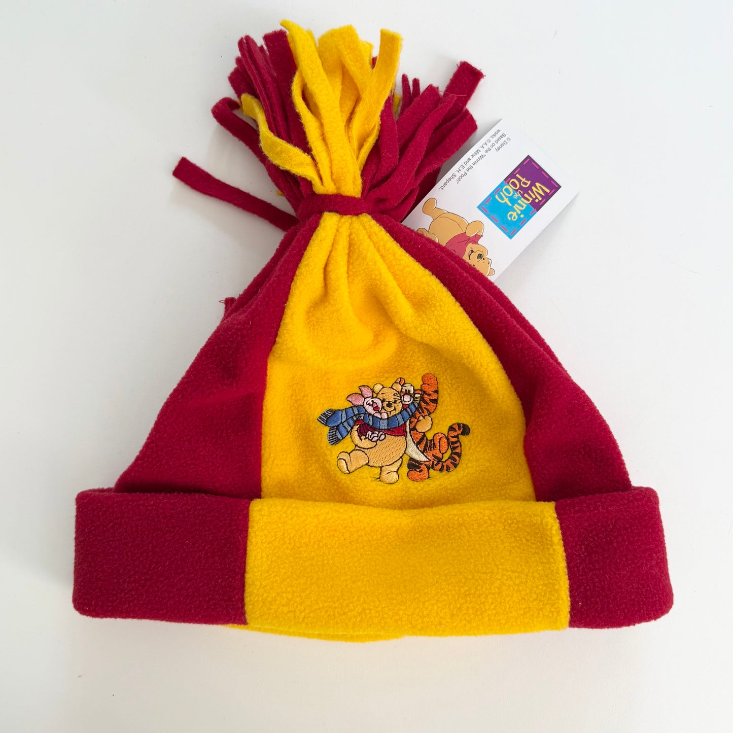 Vintage Winnie the Pooh fleece hat. Size 2-4 years