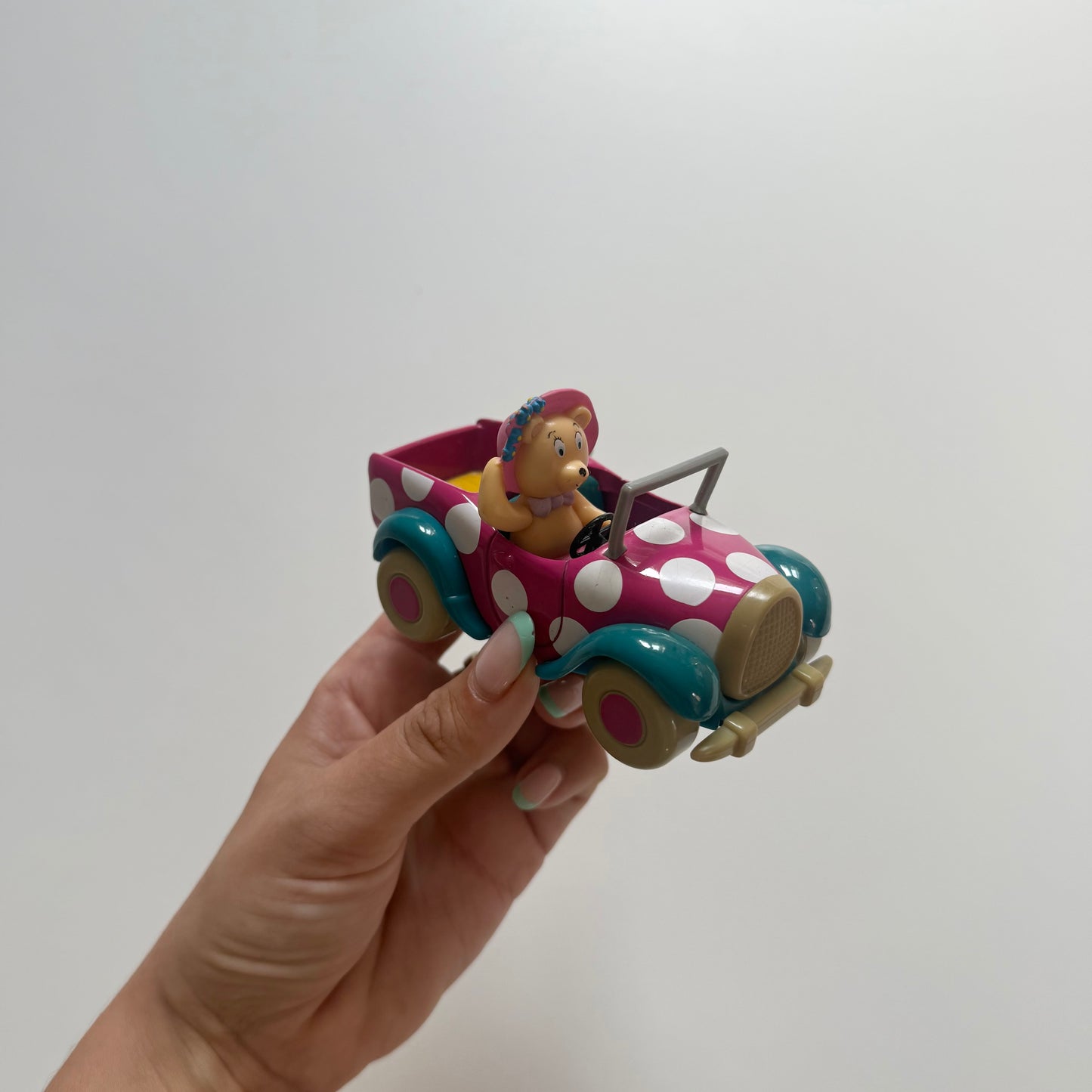 Vintage noddy ‘ Tessie bear’ figure and car