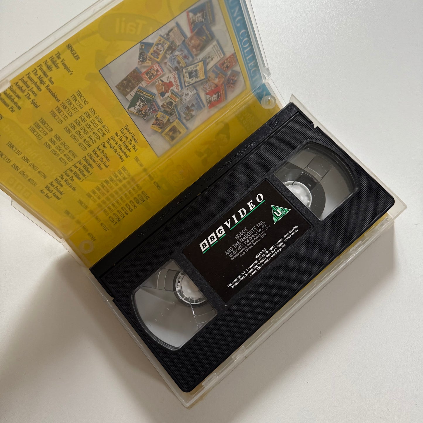 Vintage 1992 Noddy vhs tape. Box Has signs of use