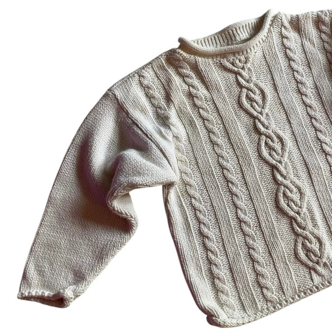 Vintage mothercare cable knit knitted jumper 3-4 years