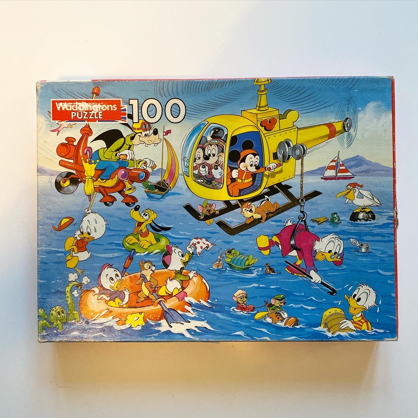 Vintage waddingtons Mickey Mouse 100 puzzle