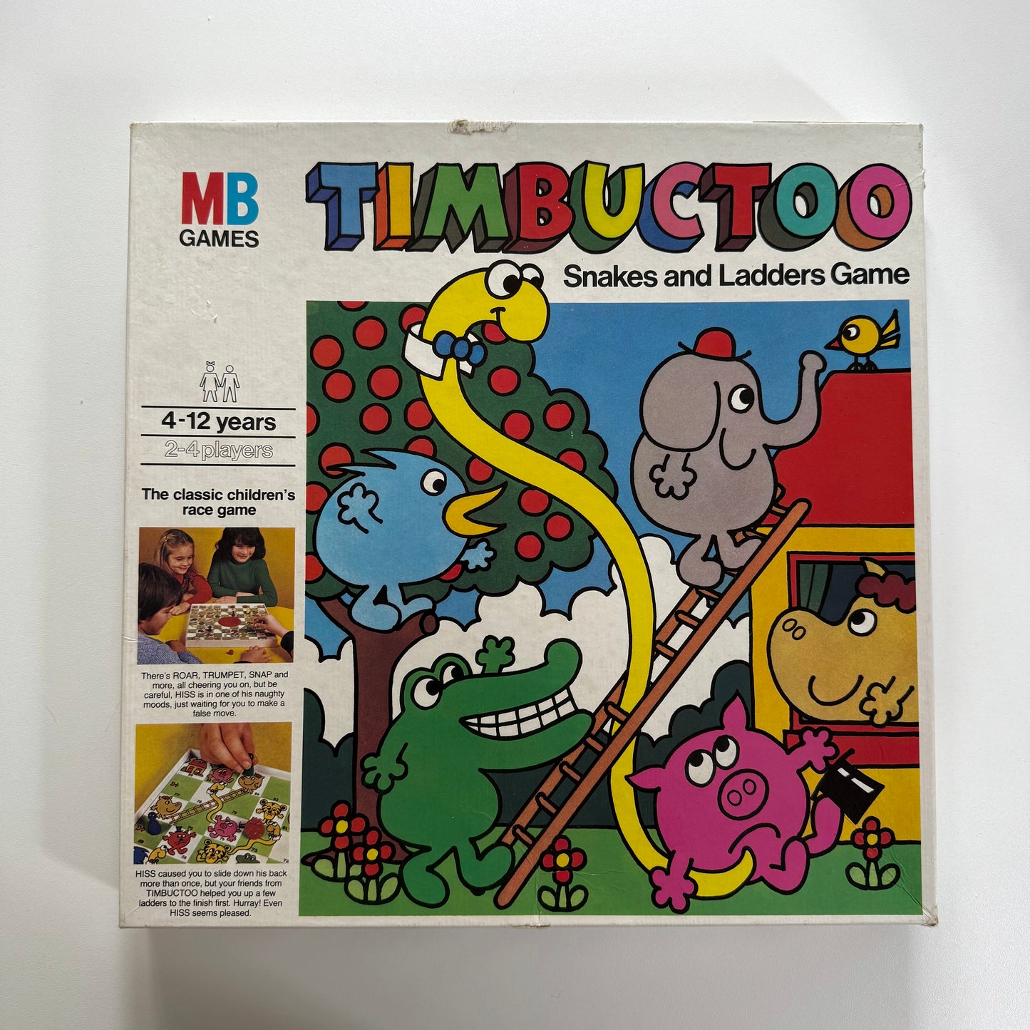 Vintage 1979 timbuctoo snakes and ladders game.