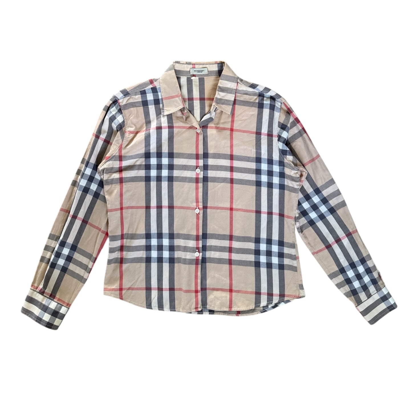 Vintage nova check shirt. Size approx ladies 12. Looks cool oversized