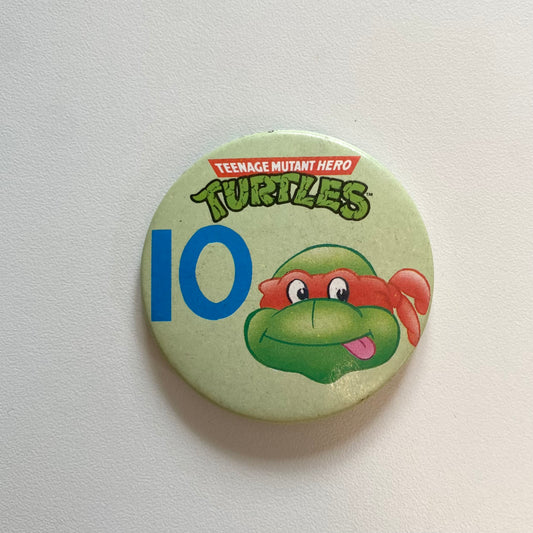 Vintage turtles birthday badge