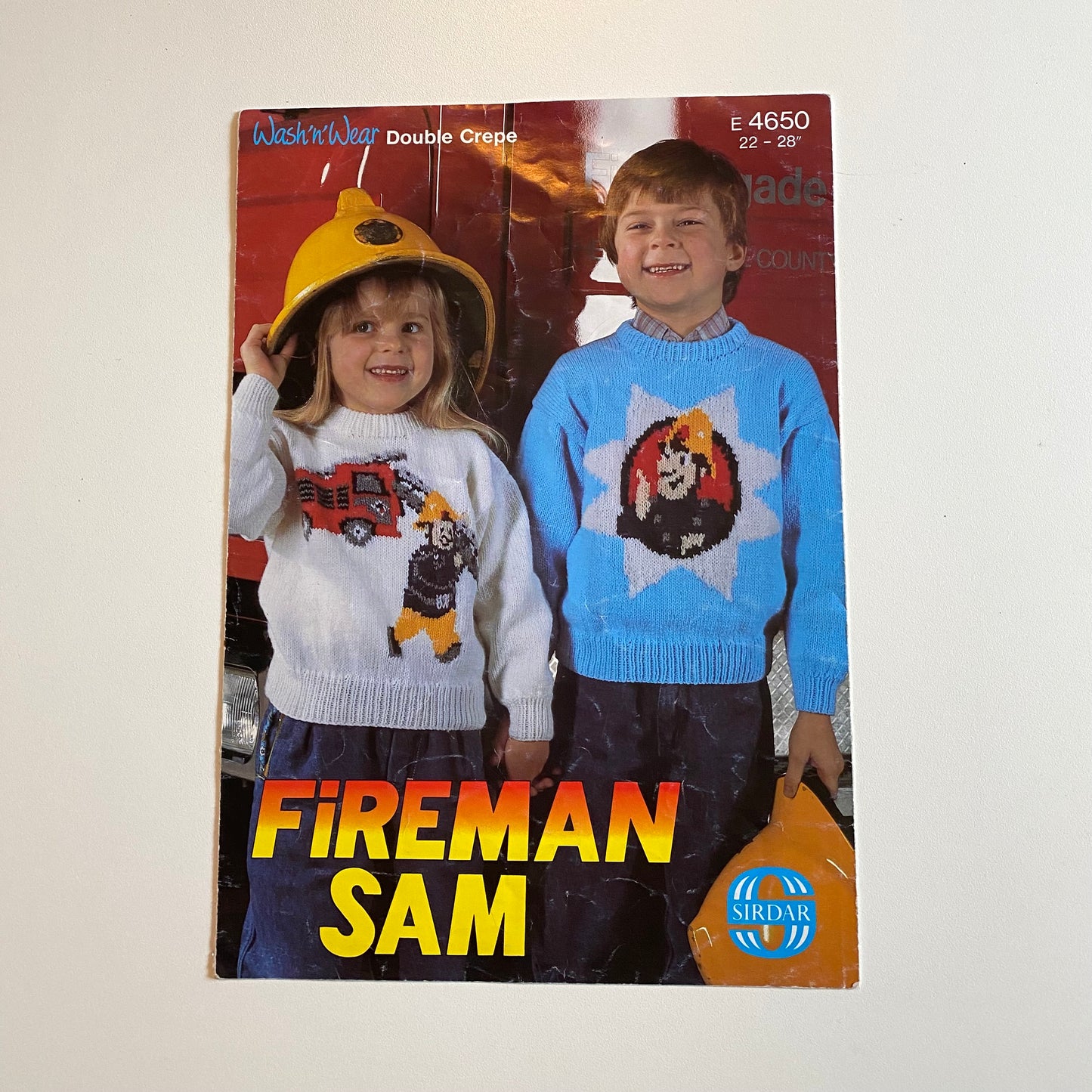 Fireman Sam knitting pattern