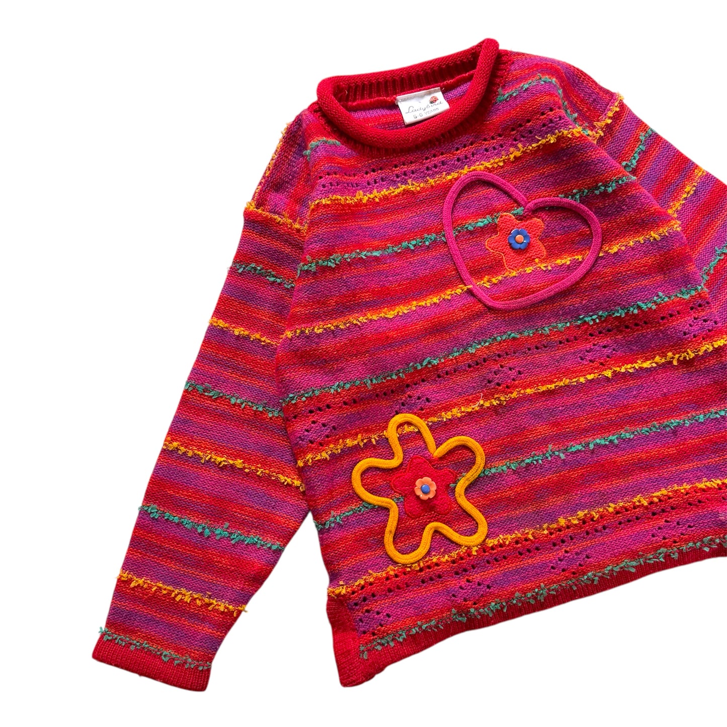 Vintage ladybird knitted jumper. Size 5-6 years