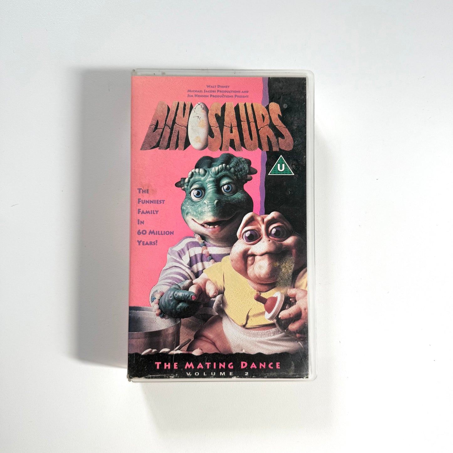 Vintage dinosaurs vhs tape