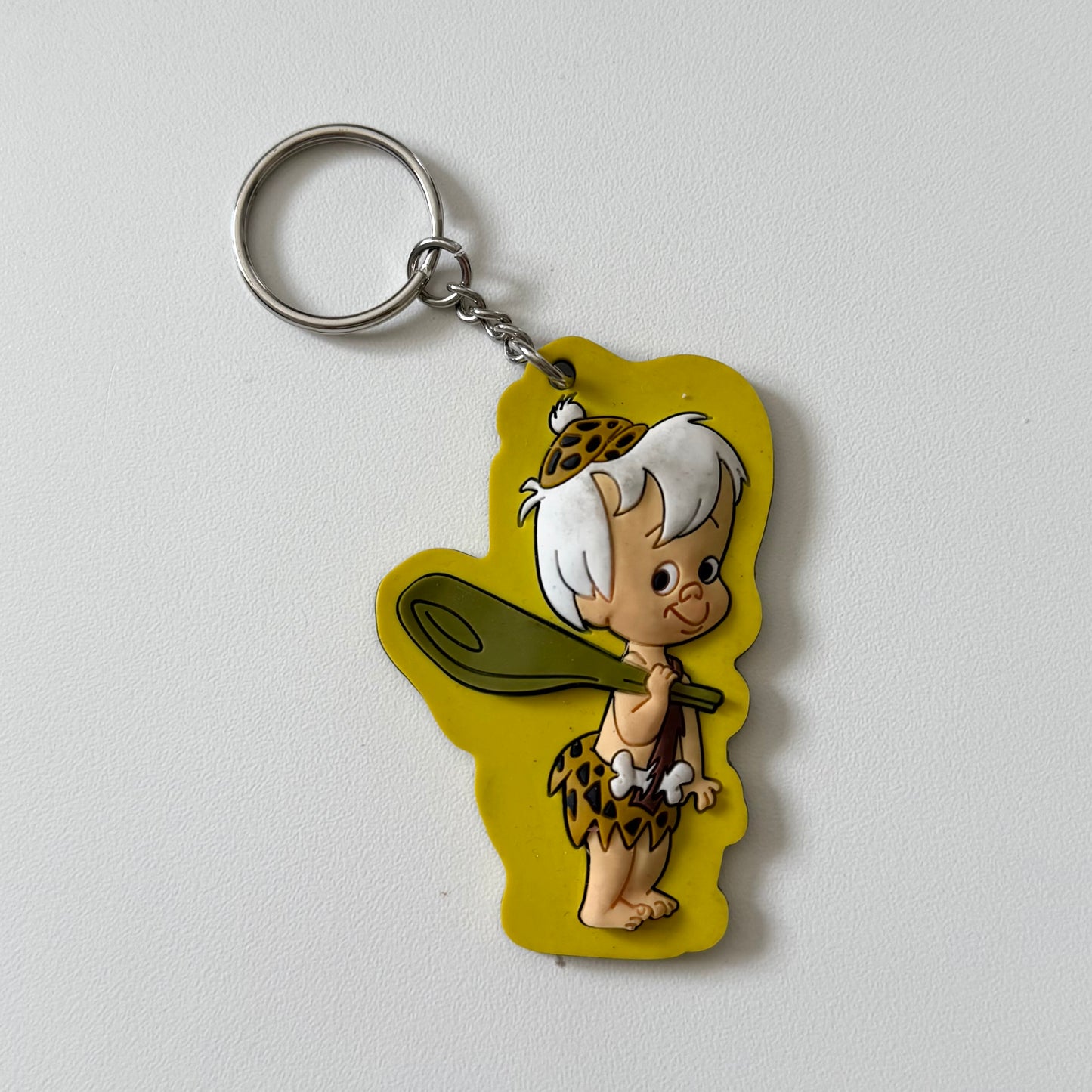 Vintage 2001 bam bam flintstones keyring