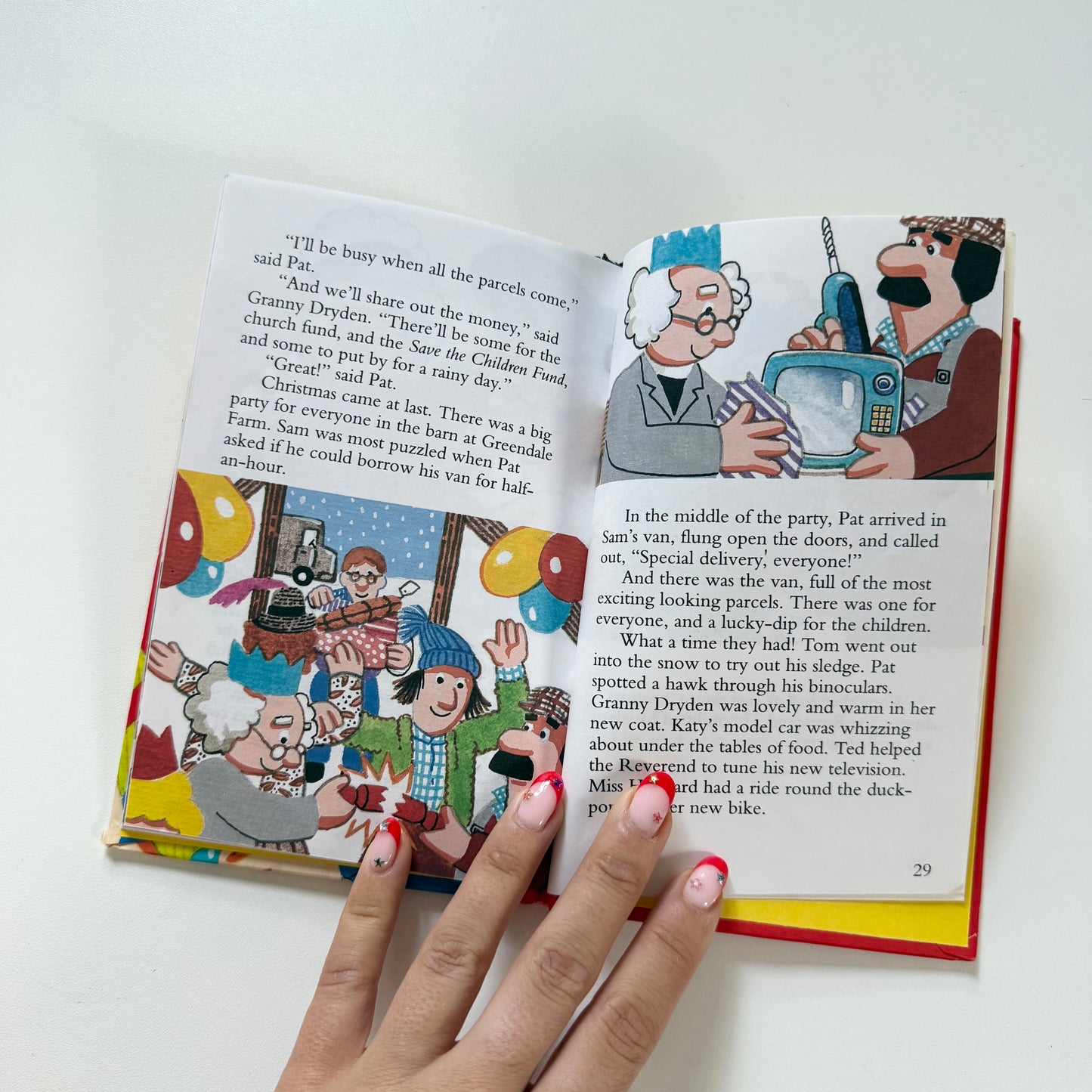 Vintage 1993 postman Pat Christmas book