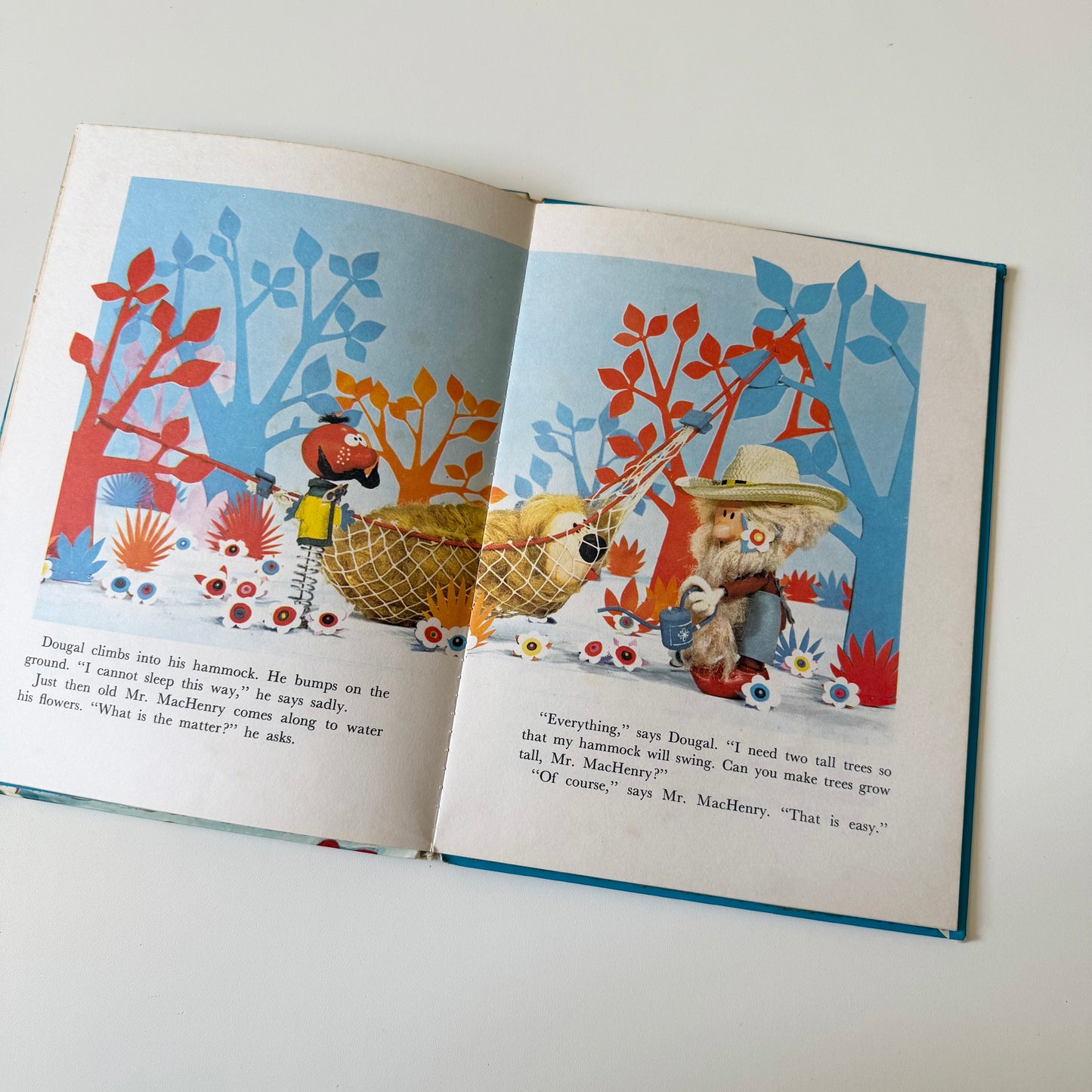 Vintage 1968 magic roundabout book. Signs of age