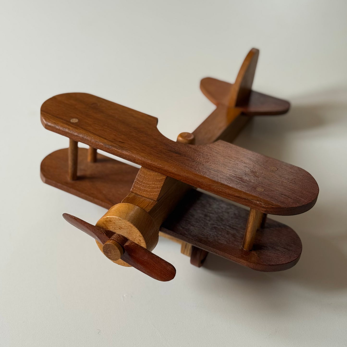 Vintage wooden plane figure. So cool on display! Medium size