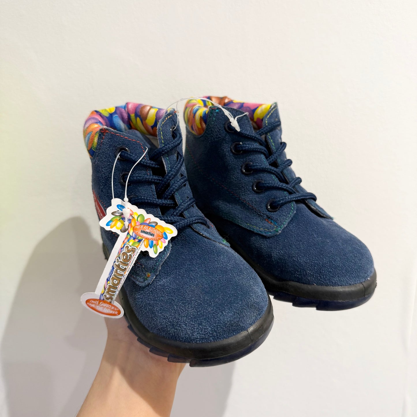 Vintage smarties lace up boots. Size UK8.