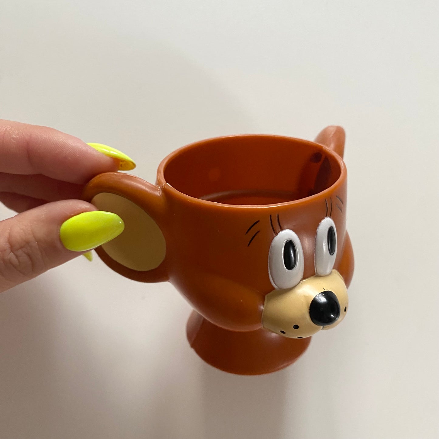 Vintage plastic Tom & Jerry egg cup