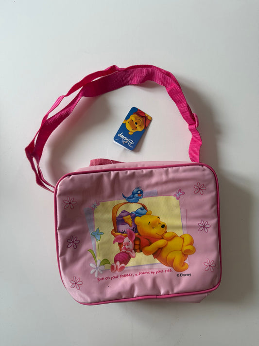 Vintage Winnie the Pooh lunch bag. Some very light discolouration inside and on the strap.