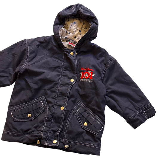 Vintage rare 101 Dalmatians coat. Size 3-5 years