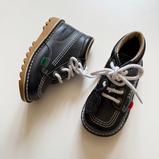 Navy blue kicker boots. Size 25