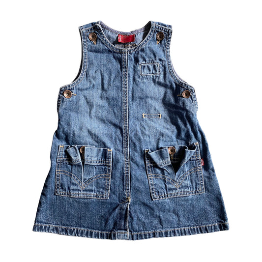 Levi’s denim pinafore dress age 24 months