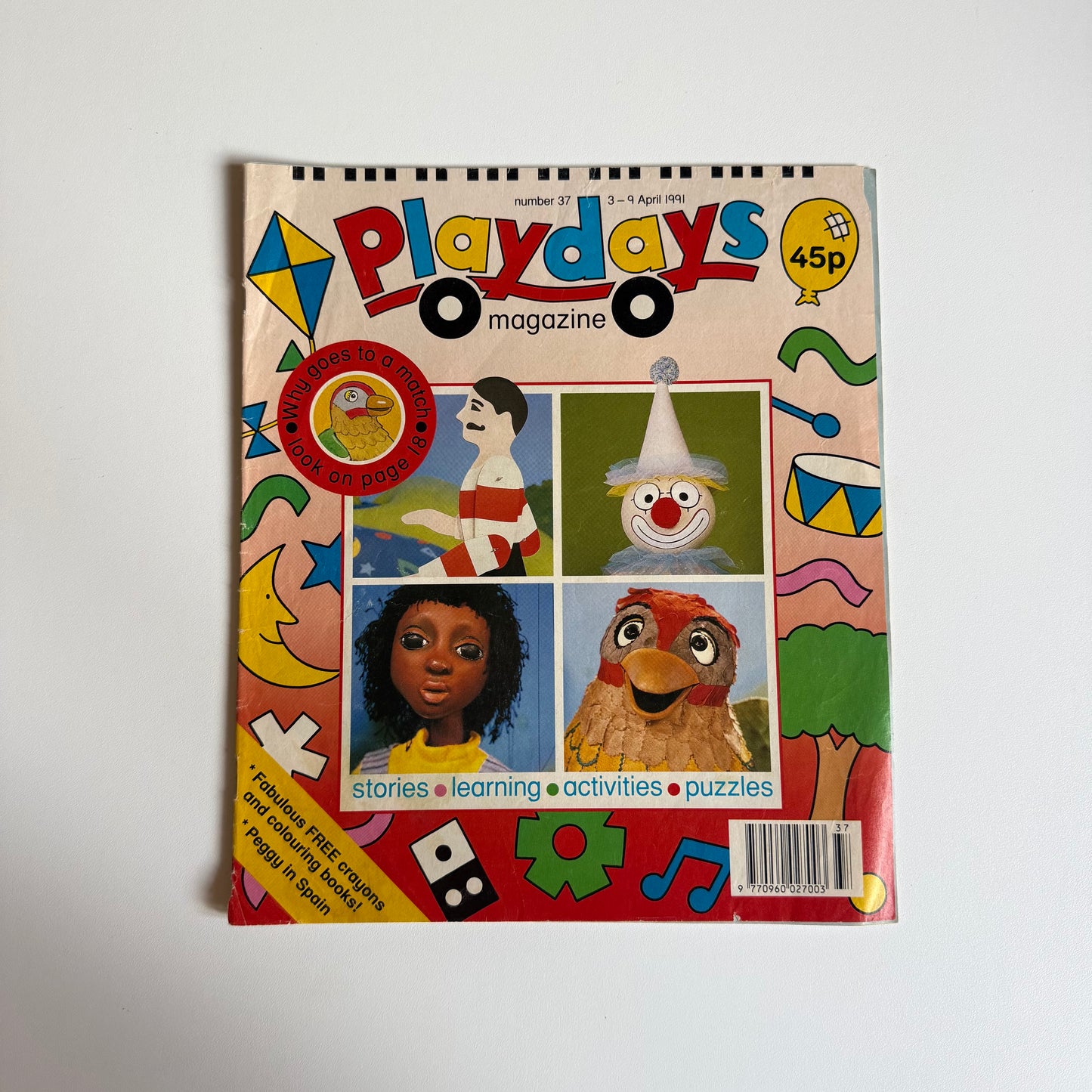 Vintage 1991 playdays magazine