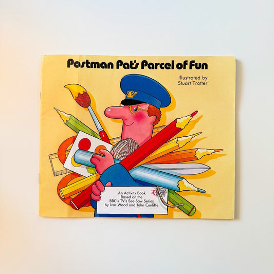 Vintage 1986 Postman Pat activity book. Unused