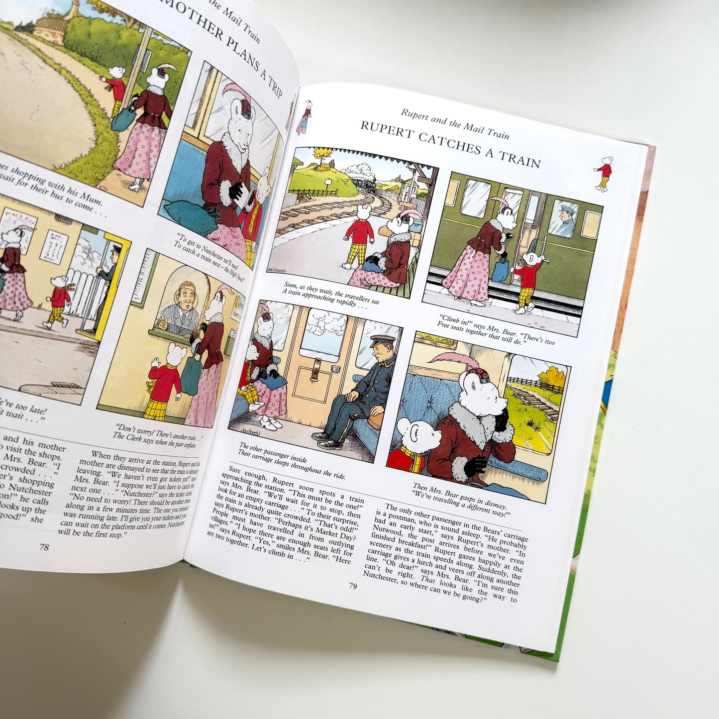 Vintage 1995 Rupert bear annual