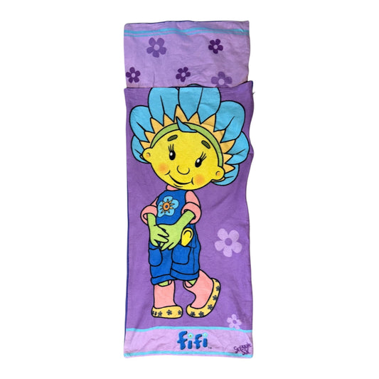 Vintage 2006 fifi and the flower tote fleece sleeping bag. Approx fits up to 8 years.