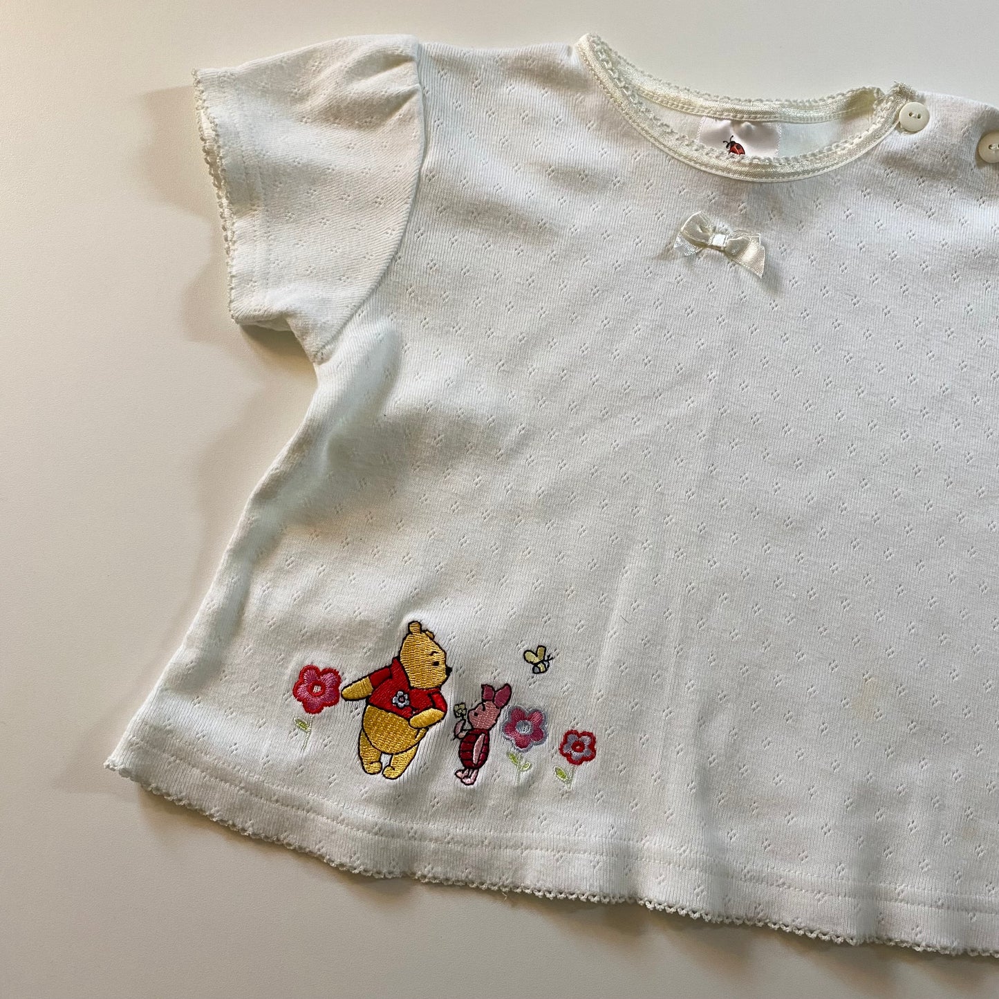 Vintage ladybird Winnie the Pooh top. Size 9-12 months