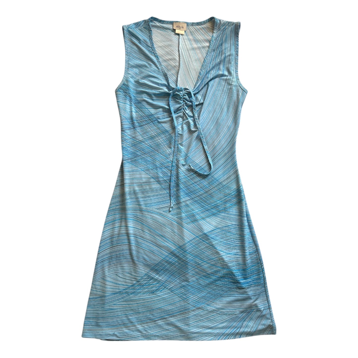 Y2K baby blue attitude dress size 8-10
