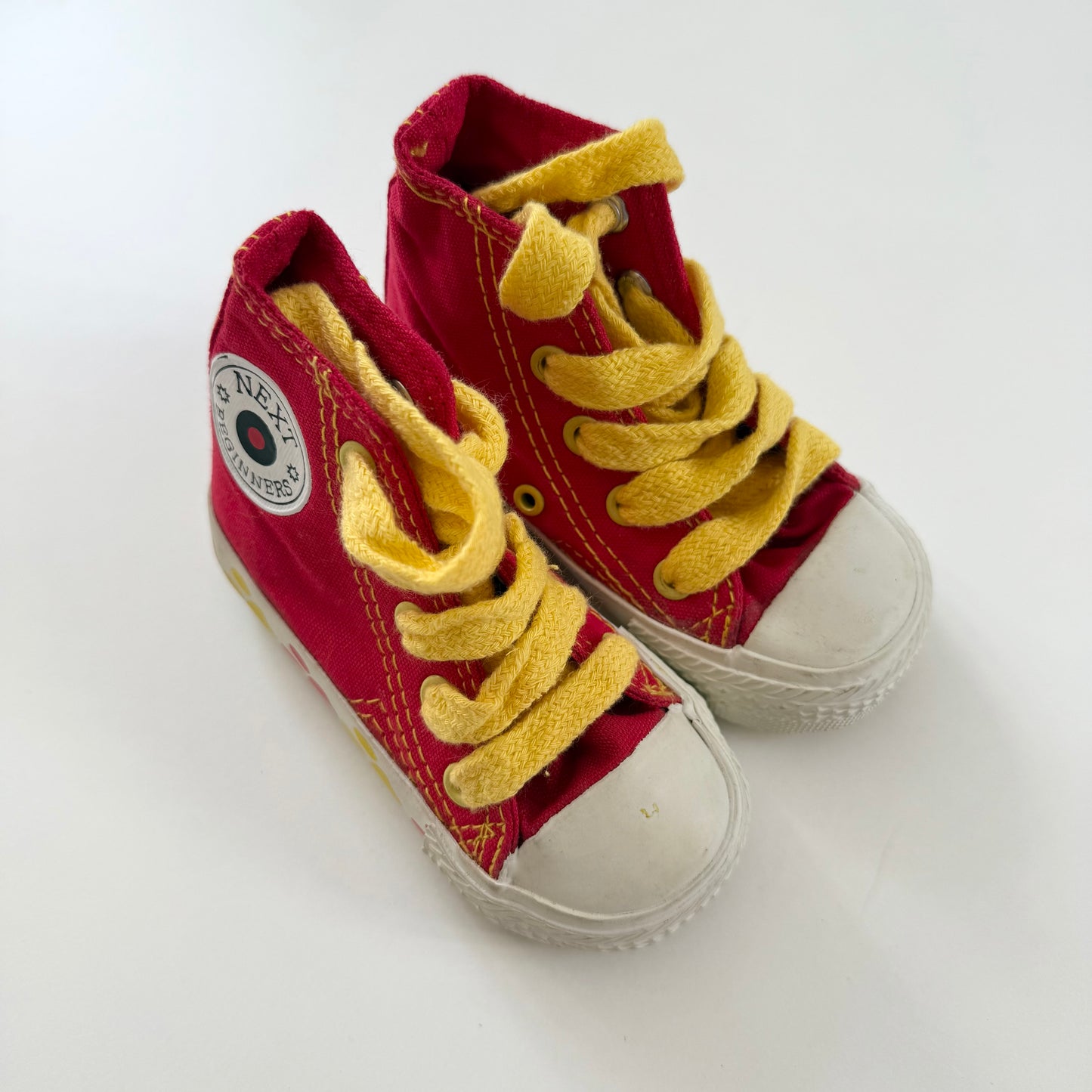 Vintage next high top trainers. Size 4