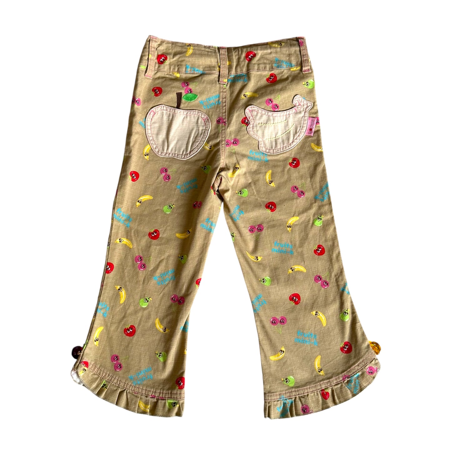 Vintage miniK fruit printed trousers. Size approx 3 years