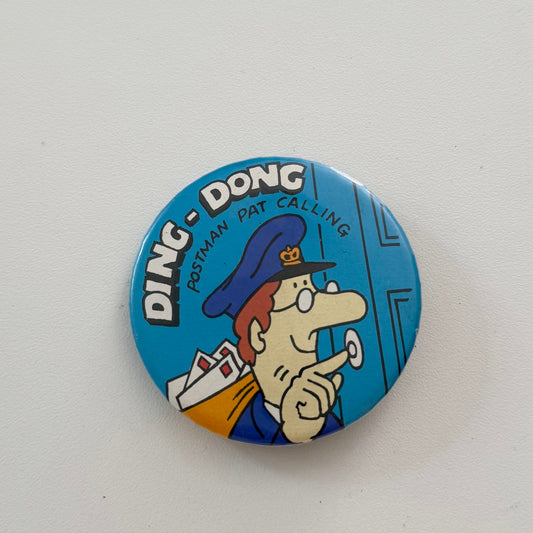 Vintage 1983 postman Pat badge