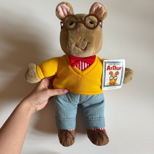 Vintage marc brown 1996 arthur plush teddy. Still has tag!