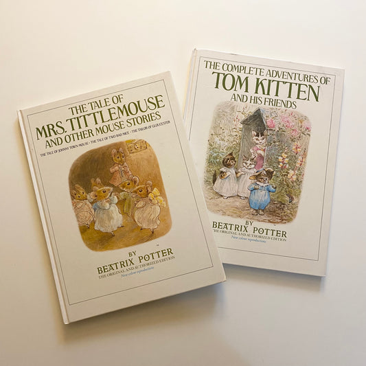 Set of two vintage 1987 Beatrix potter books