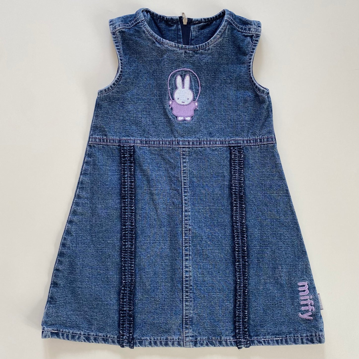 Vintage miffy denim dress. Size 2 years