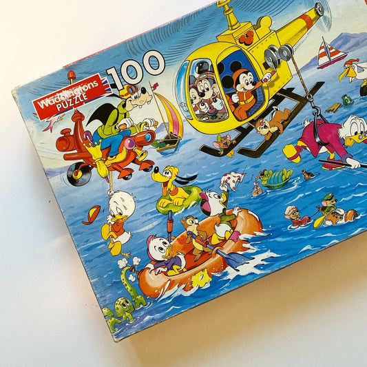 Vintage waddingtons Mickey Mouse 100 puzzle