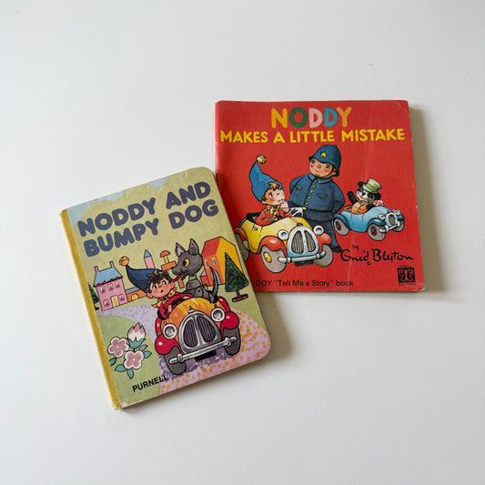 Vintage 1968 & 1976 mini noddy books