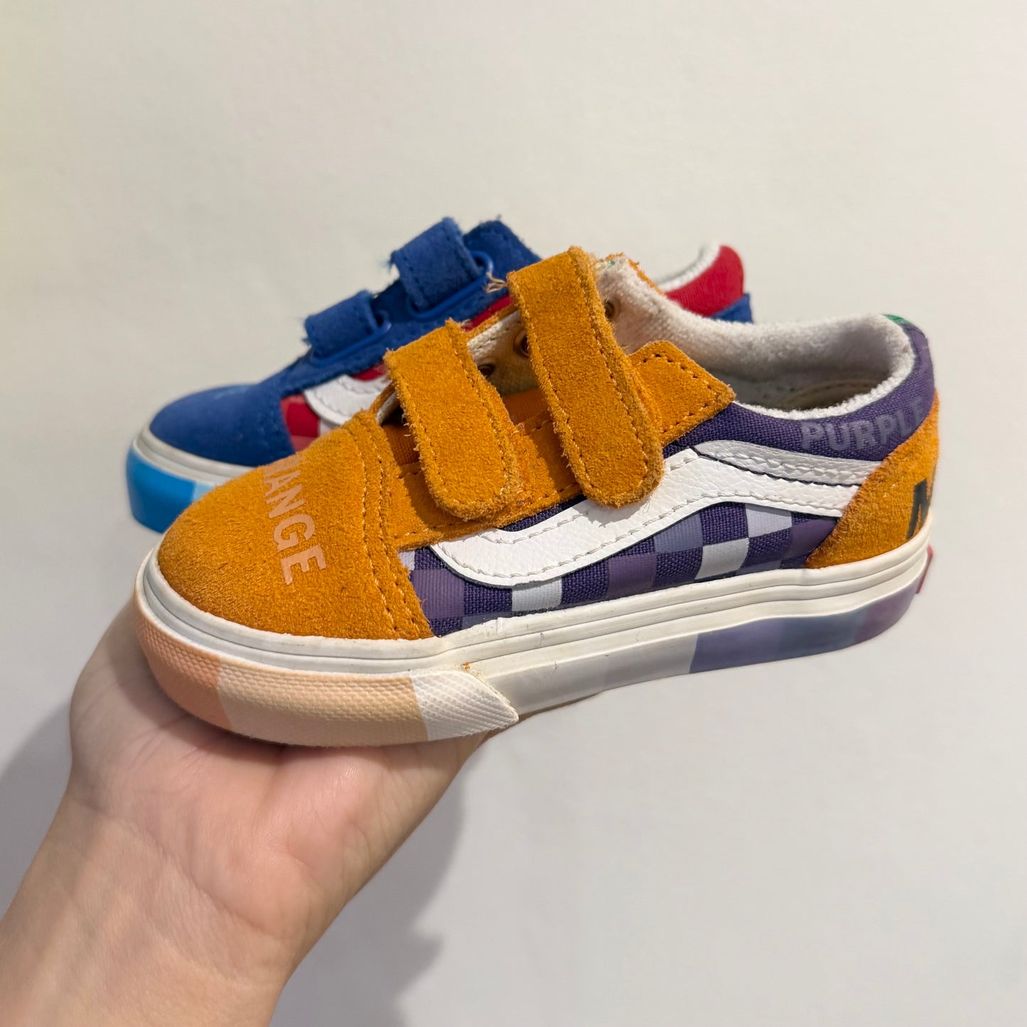 Colour block moma vans trainers. UK 5