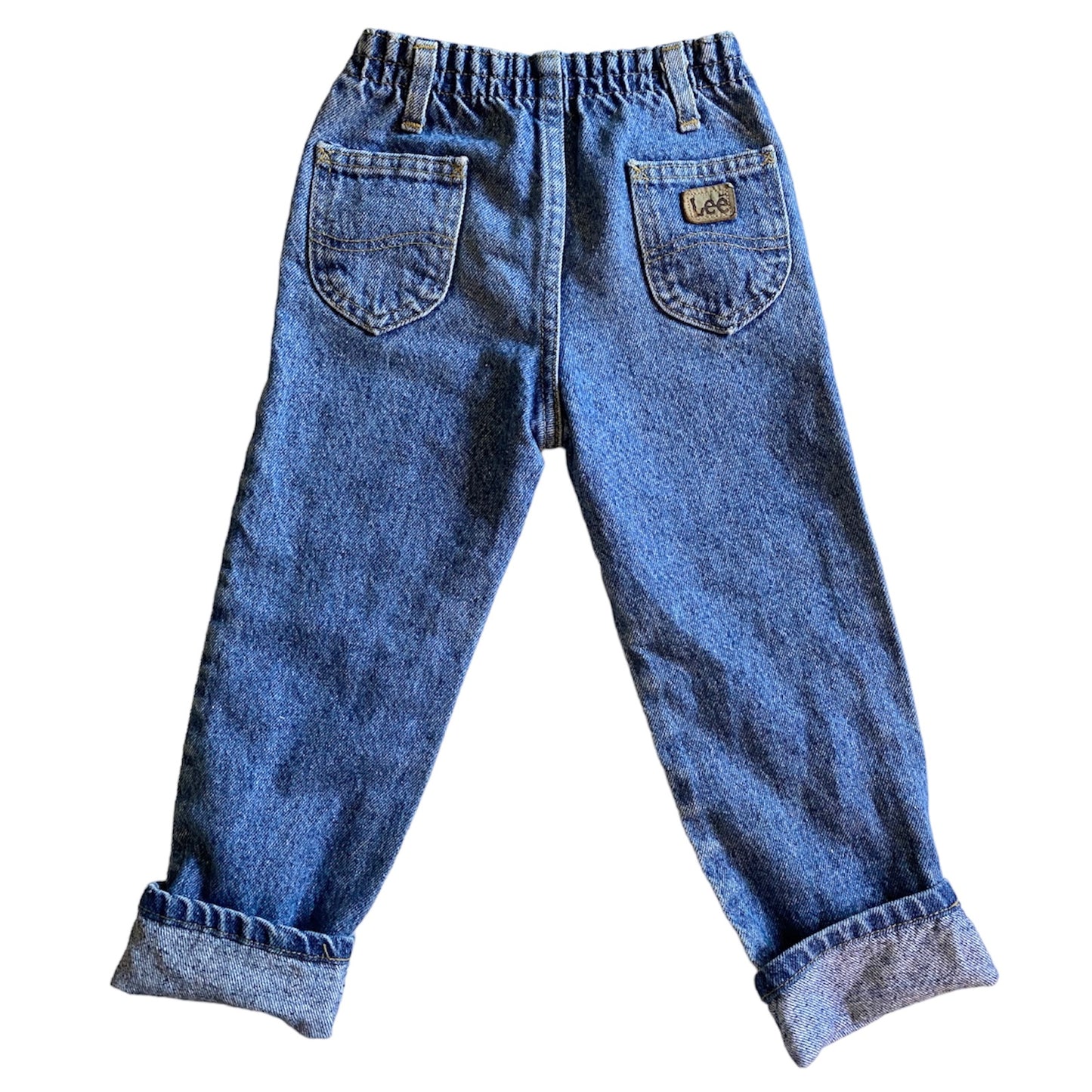 Vintage Lee embroidered knee patch jeans age 4-5 years