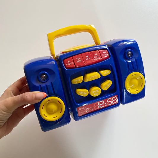 Chad valley colourblock my first cd player toy. Needs new batteries