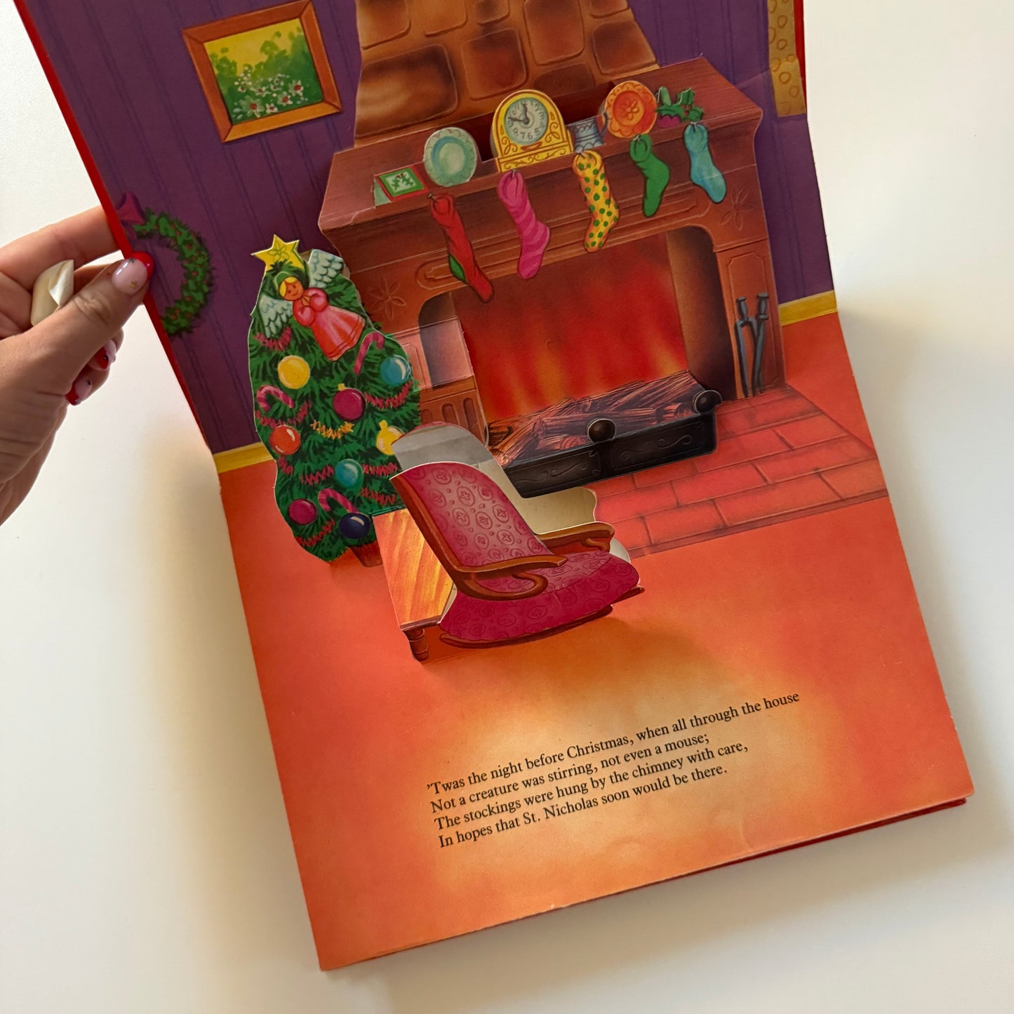 Vintage 1988 pop up Christmas book