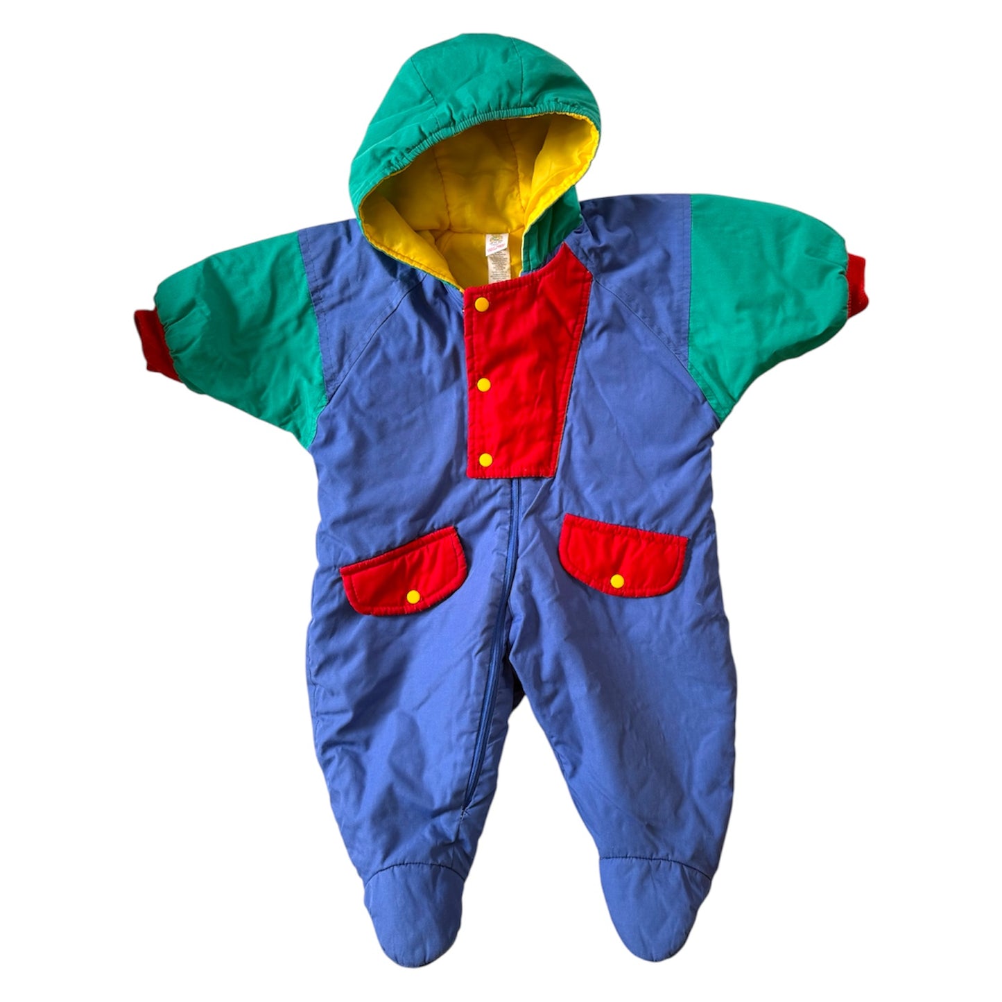 Vintage adams colourblock snowsuit bodysuit. Size approx 6 months