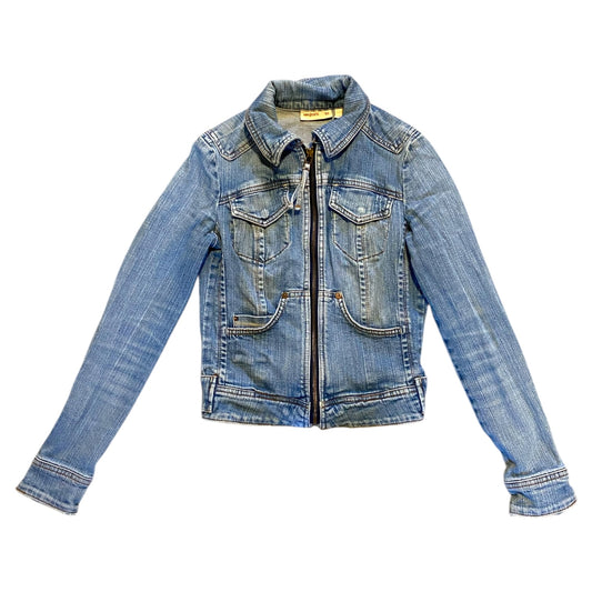 Vintage mng zip up denim jacket. Size XS