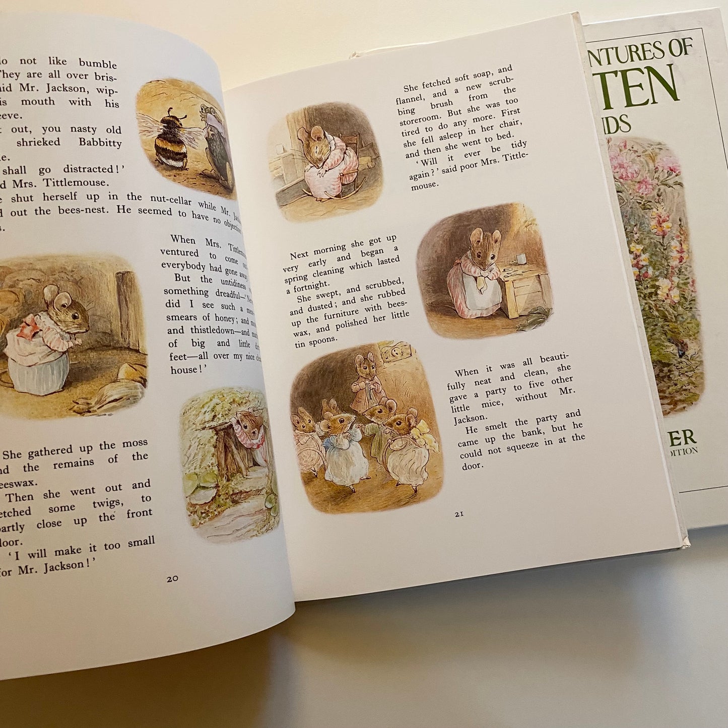 Set of two vintage 1987 Beatrix potter books