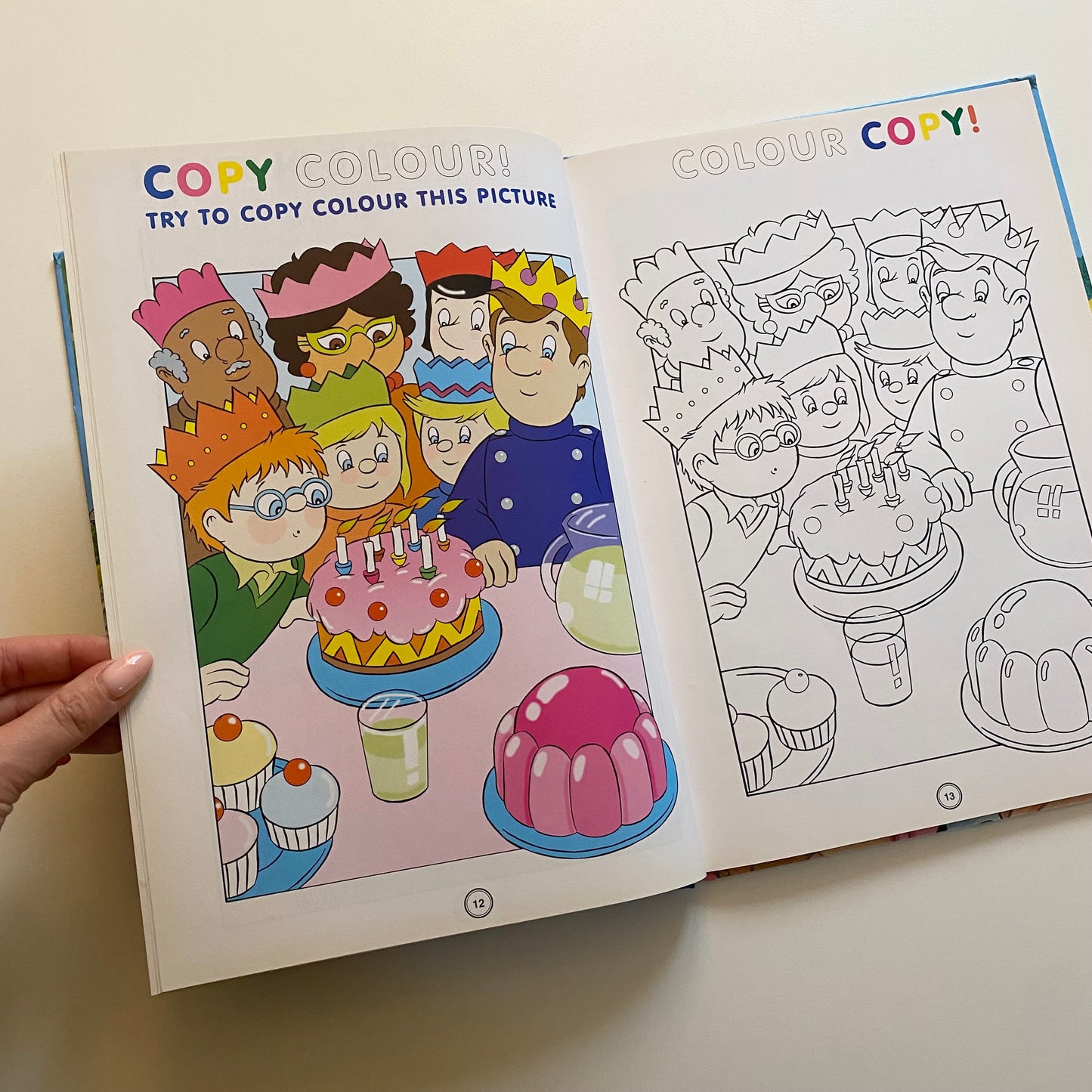 Vintage 1999 fireman Sam a4 annual book ( has a few light pencil drawing)