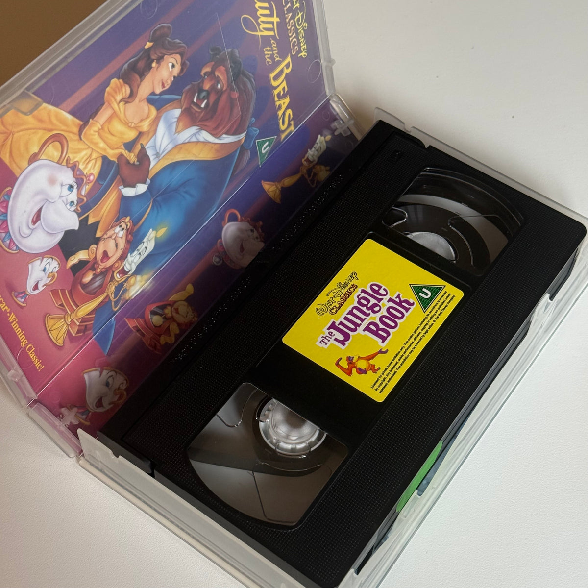 Vintage Disney jungle book vhs tape.